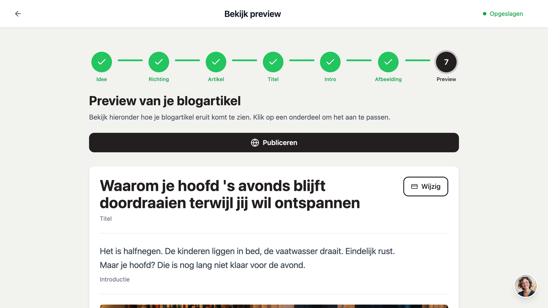 Schermafbeelding van dibbi: Zo maak je een blog in dibbi